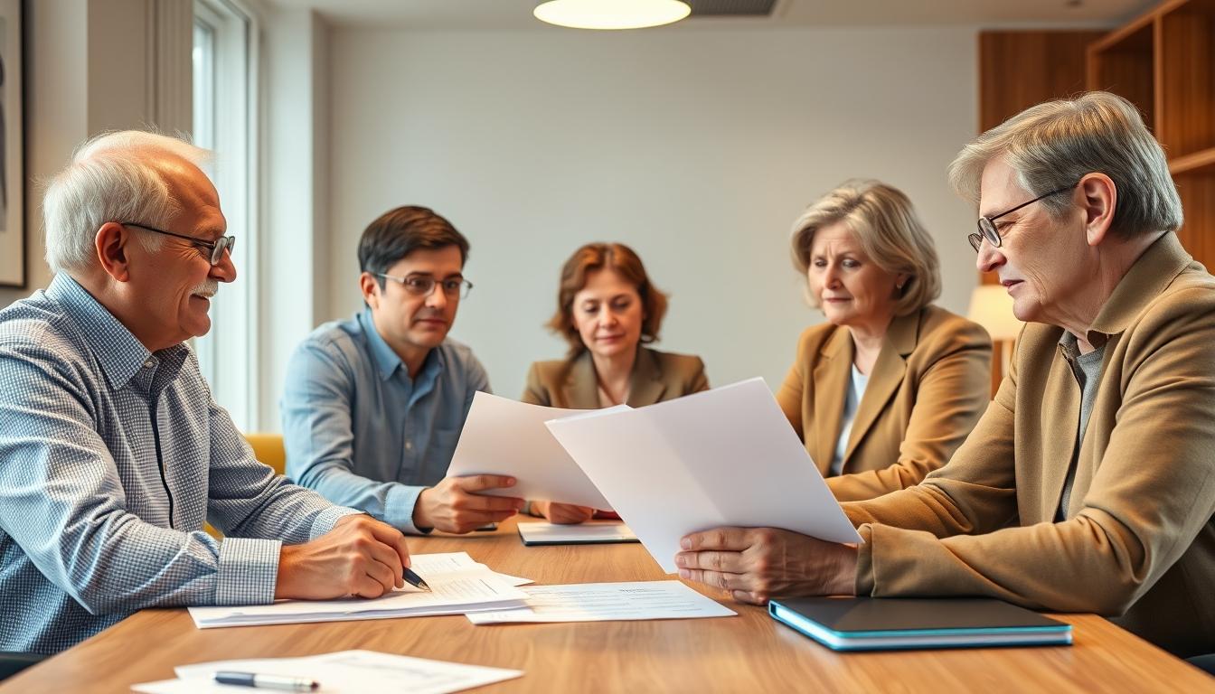 Business agreement signing